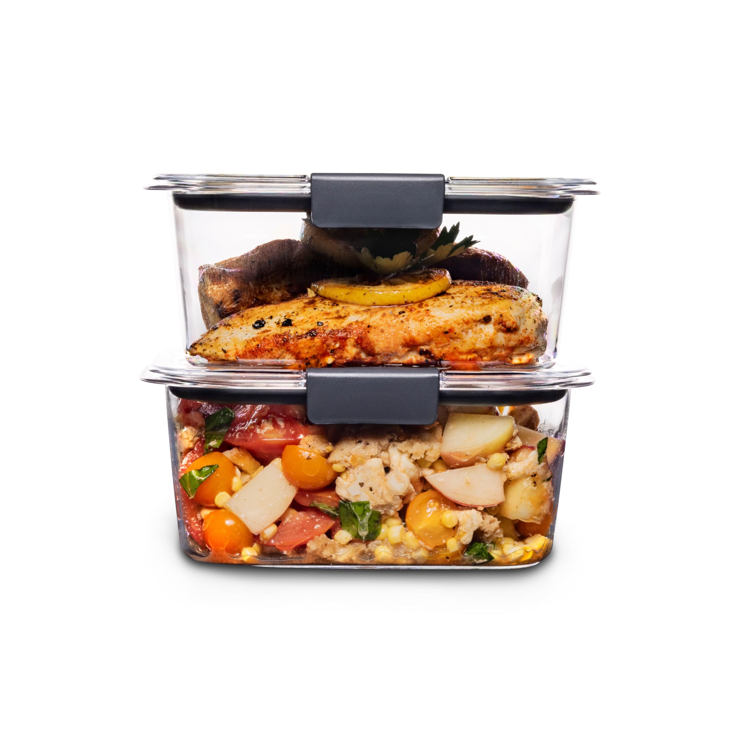 Foto 1 | Contenedores De Almacenamiento De Alimentos Rubbermaid Brilliance 1.1 L (2 X 550 Ml) - Venta Internacional.