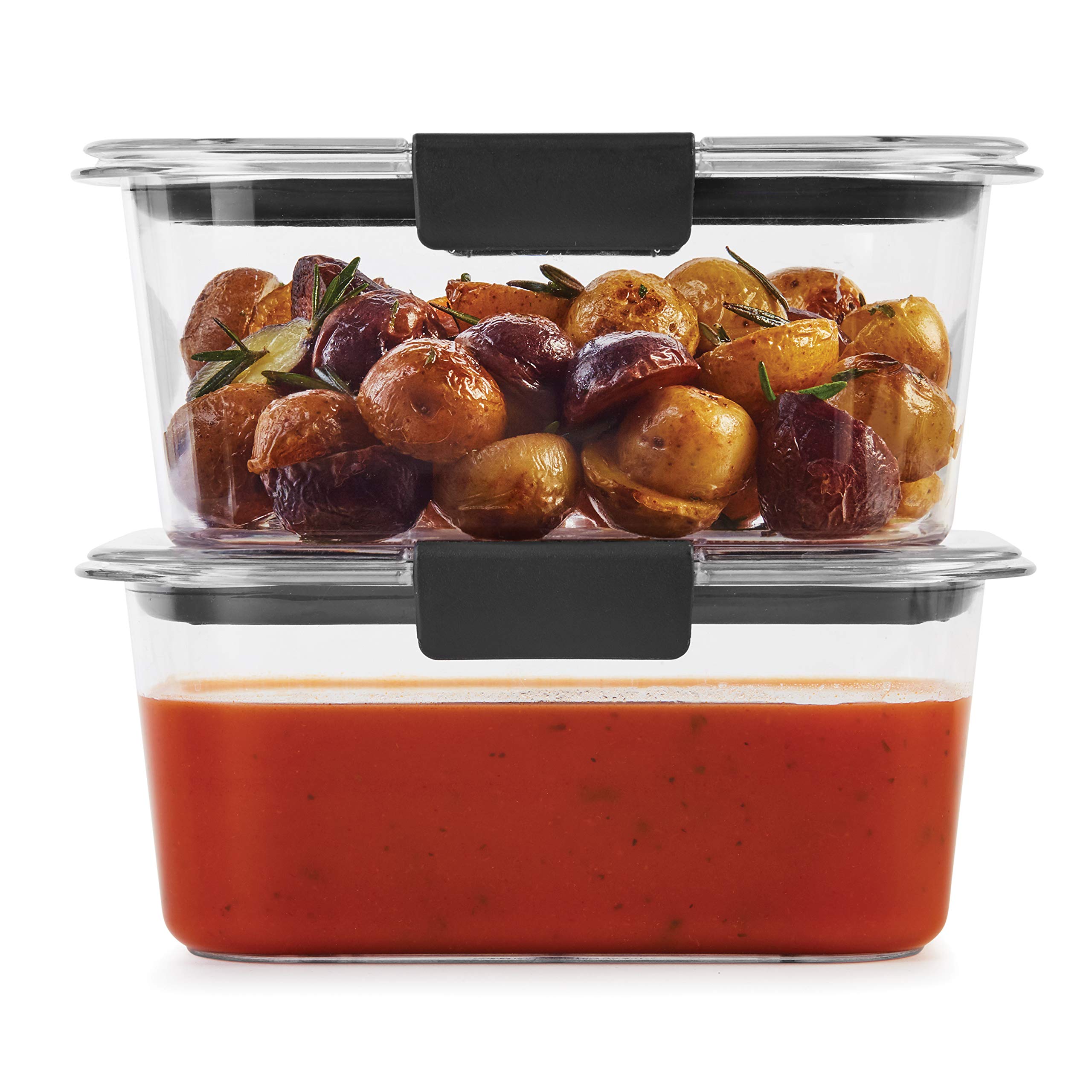 Foto 3 | Contenedores De Almacenamiento De Alimentos Rubbermaid Brilliance 1.1 L (2 X 550 Ml) - Venta Internacional.