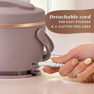 Foto 3 | Fiambrera Eléctrica Crock-pot, 600 Ml, Portátil, Para Calentar Alimentos, Color Rosa - Venta Internacional.