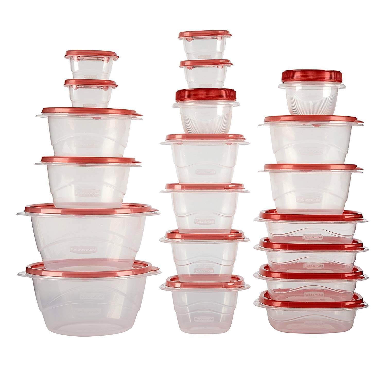 Recipientes Rubbermaid Takealongs Para Almacenar Alimentos, Juego De 40 Piezas - Venta Internacional.