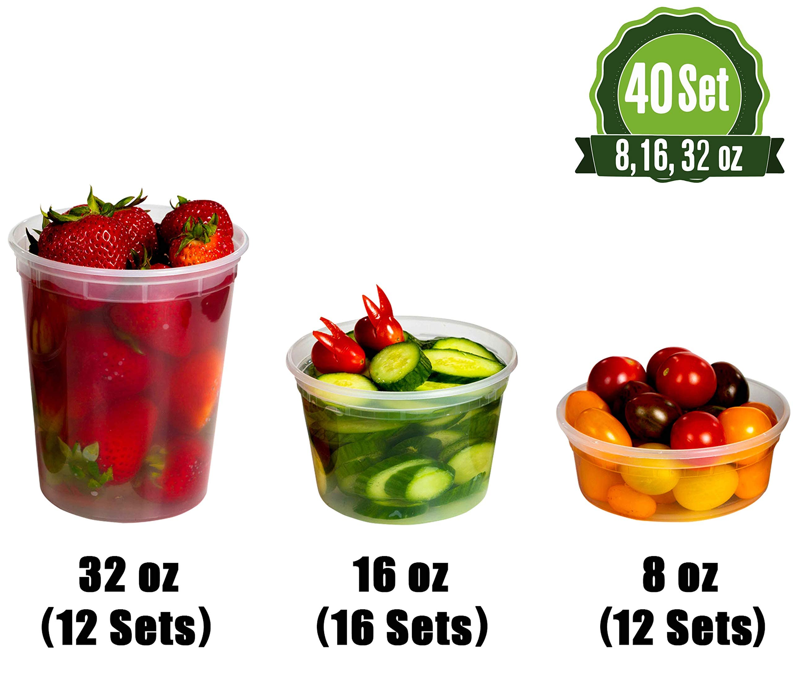 Foto 3 pulgar | Contenedores De Comida Safeware Deli Con Tapas Herméticas, 50 Juegos De Mezclas - Venta Internacional.