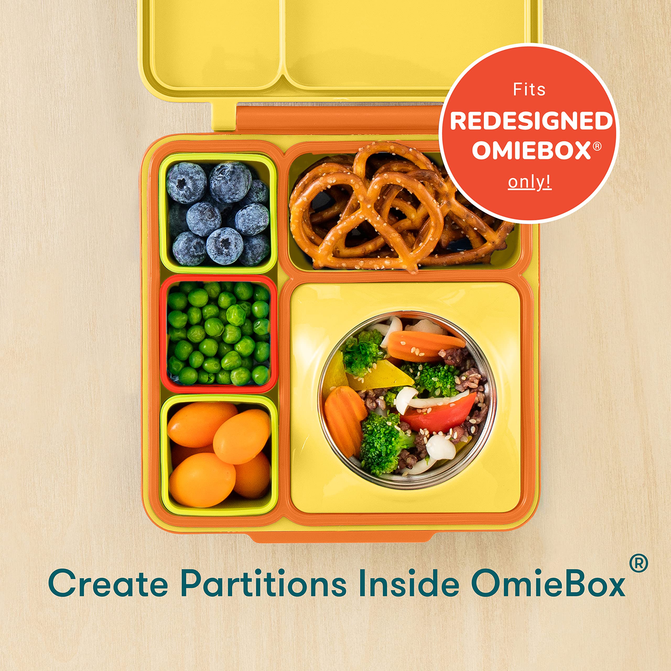 Foto 5 | Recipientes Omiebox A Prueba De Fugas, 120 Ml (paquete De 2), Aptos Para Alimentos - Venta Internacional.