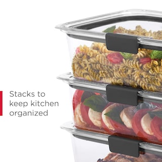 Foto 6 | Recipientes De Almacenamiento De Alimentos Rubbermaid Brilliance Sin Bpa - Venta Internacional.
