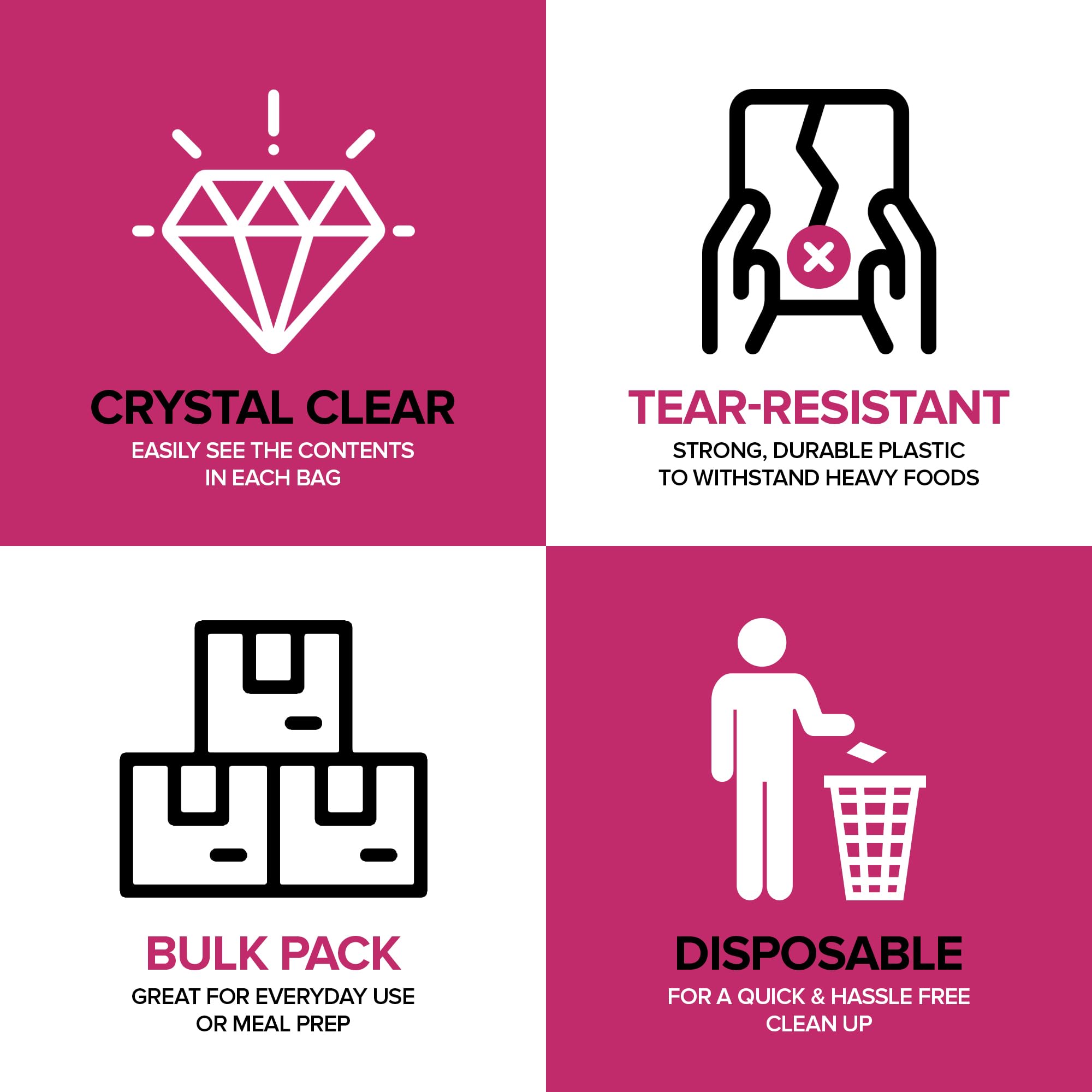 Foto 4 | Bolsas Para Congelador Stock Your Home De 2 Galones X 40 Con Caja Dispensadora - Venta Internacional.