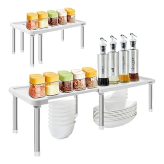 Foto 4 | Repisa Apilable Cocina Estantería Extensible Lab.g Blanco