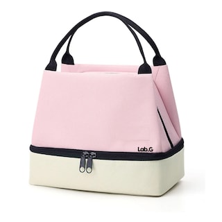 Foto 1 | Lonchera Térmica Bolsa Lab.g Rosa Beige