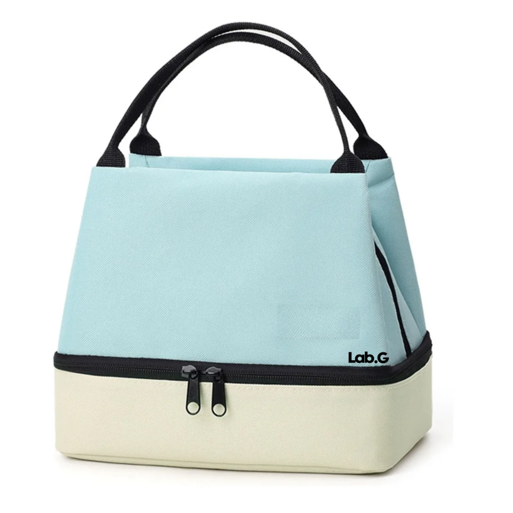 Foto 1 | Lonchera Térmica Bolsa Lab.g  Azul  Beige