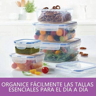 Foto 3 | Contenedores Plástico Sellado Profesionalmente Alta Capacidad Lab.g Transparente