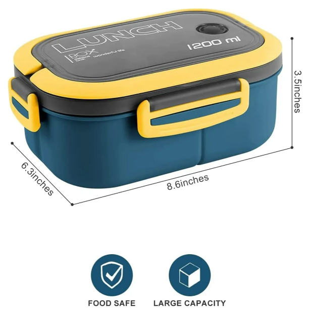 Foto 4 | Xtellar Fiambrera Premium De Doble Capa Y Compartimentos Versátiles Para Alimentos