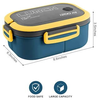 Foto 4 | Xtellar Fiambrera Premium De Doble Capa Y Compartimentos Versátiles Para Alimentos