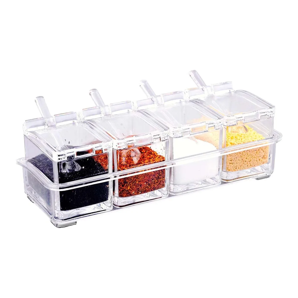 Foto 3 pulgar | Especiero Organizador Multiusos Moderno Condimentos Eo Safe Imports Esi-20641 Transparente