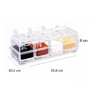 Foto 3 | Especiero Organizador Multiusos Moderno Condimentos Eo Safe Imports Esi-20641 Transparente