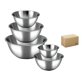 Foto 1 | Juego De Tazones Para Mezclar De Acero Inoxidable Eo Safe Imports Esi-20702 Plata