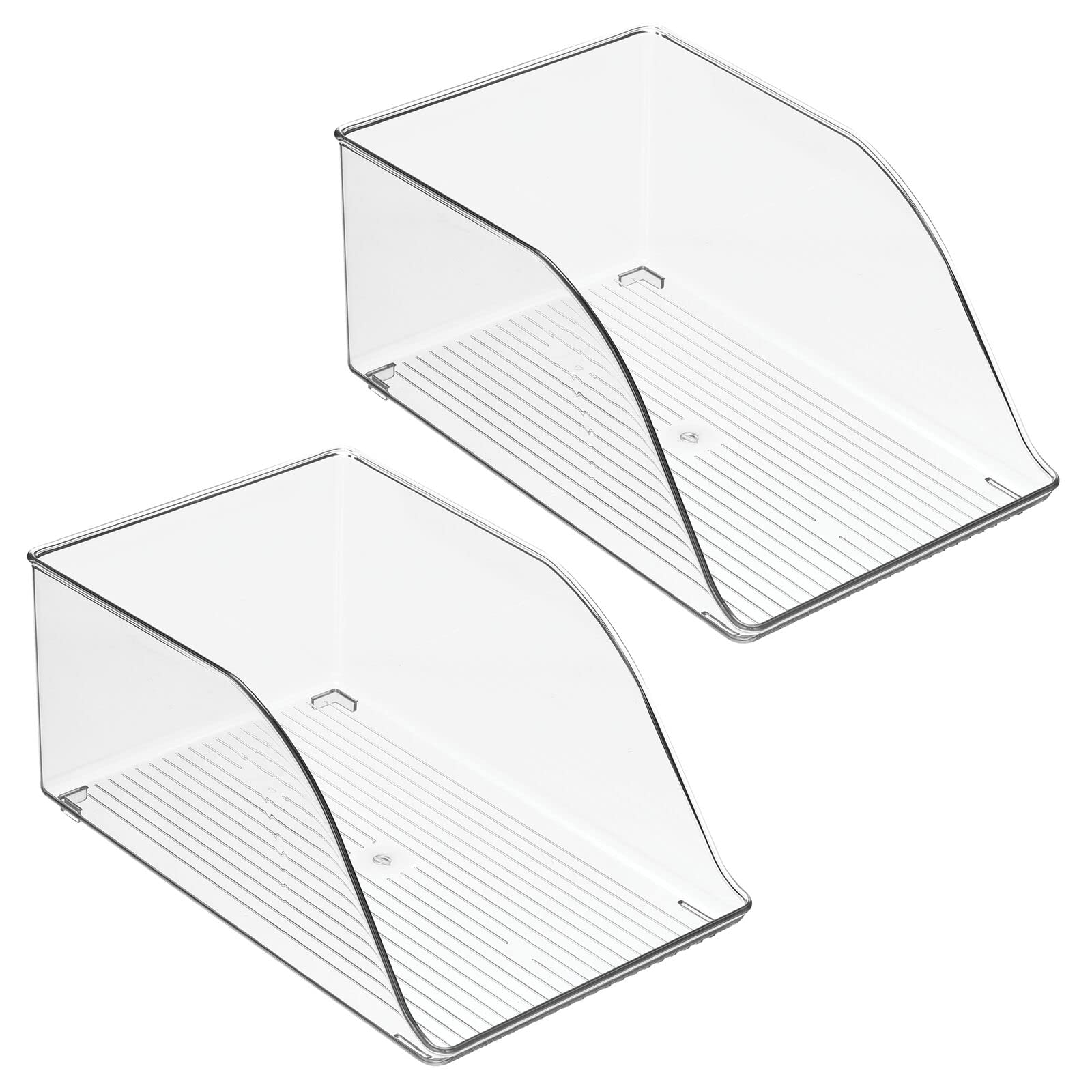 Foto 4 pulgar | Bidón De Almacenamiento Mdesign Para Botellas De Agua Apilables  2 Unidades  Transparente - Venta Internacional.