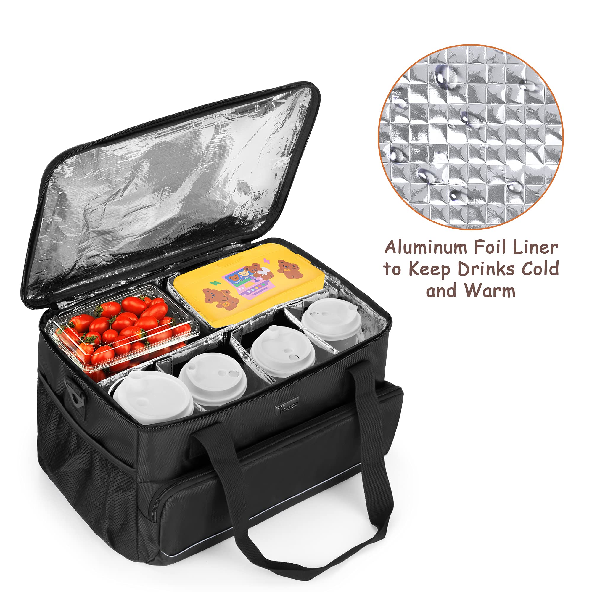 Foto 3 pulgar | Portabebidas Trunab Reutilizable Para 8 Tazas Con Separadores Ajustables - Venta Internacional.