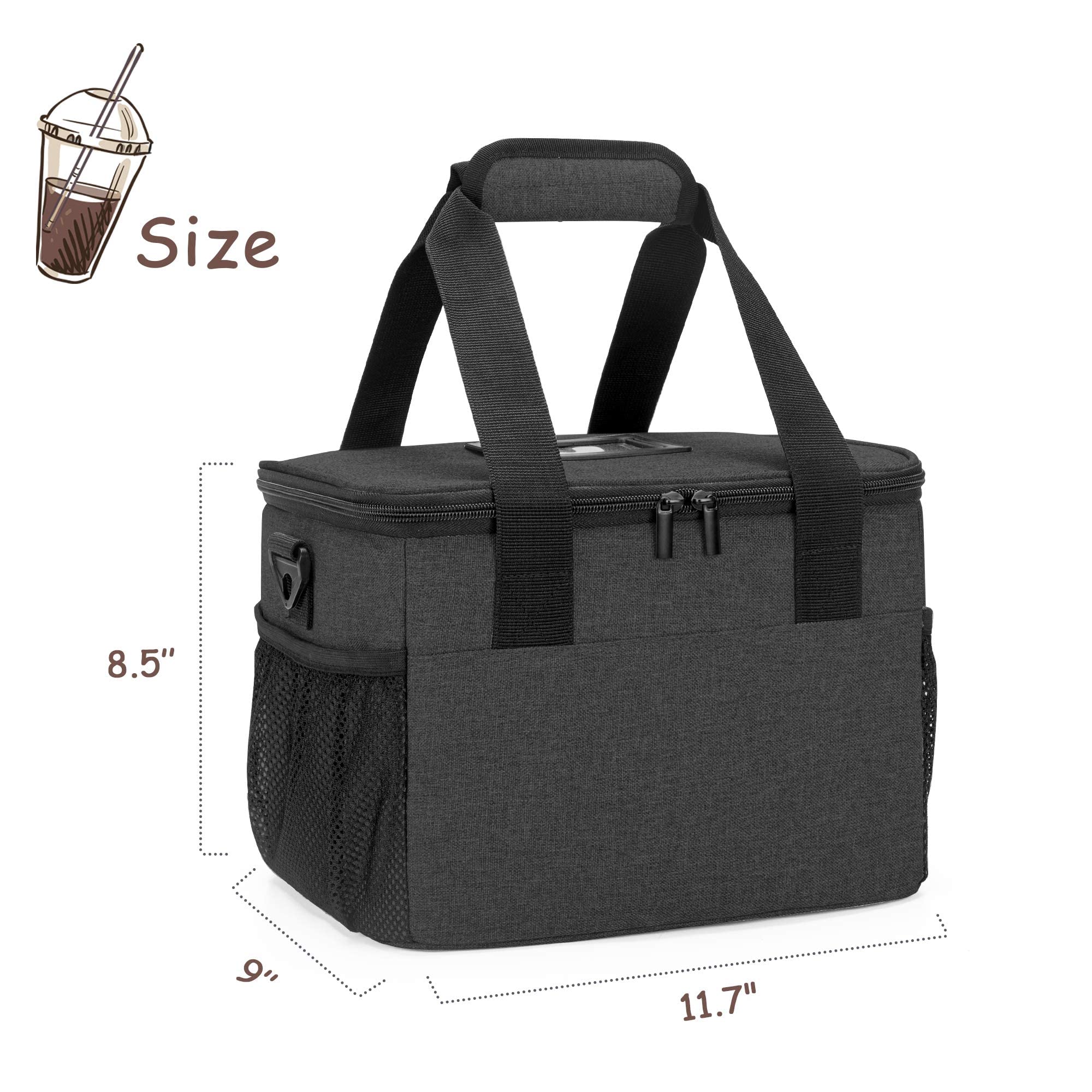 Foto 7 | Portabebidas Trunab  Reutilizable  6 Tazas  Aislante Y Correa - Venta Internacional.