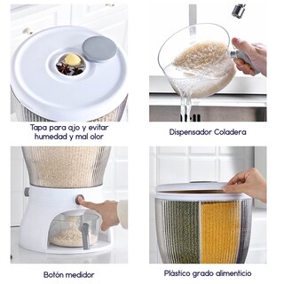 Foto 4 | Dispensador de Semillas Rd Royal Cook de 10 l con 4 Separadores