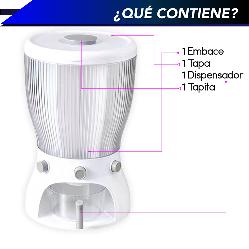 Foto 6 pulgar | Dispensador de Semillas Rd Royal Cook de 10 l con 4 Separadores