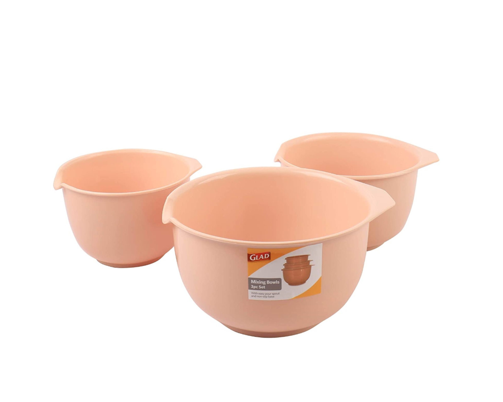 Juego de 3 Tazones para Mezclar Glad Multicolor