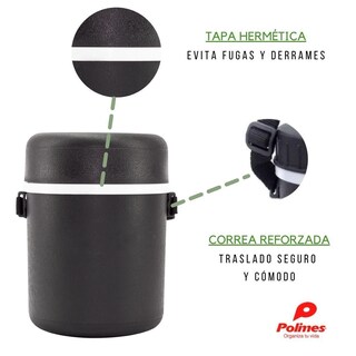 Foto 2 | Termo para Comida Excel Premium 1.5lt Polimes Tv02 color Negro
