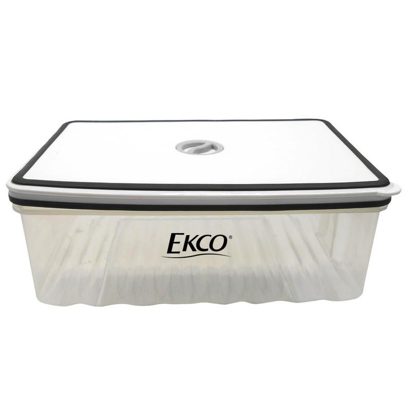 Foto 4 pulgar | Hermético de 2.7 L Ekco Fresh Everyday Rectangular Libre de Bpa con Fechador