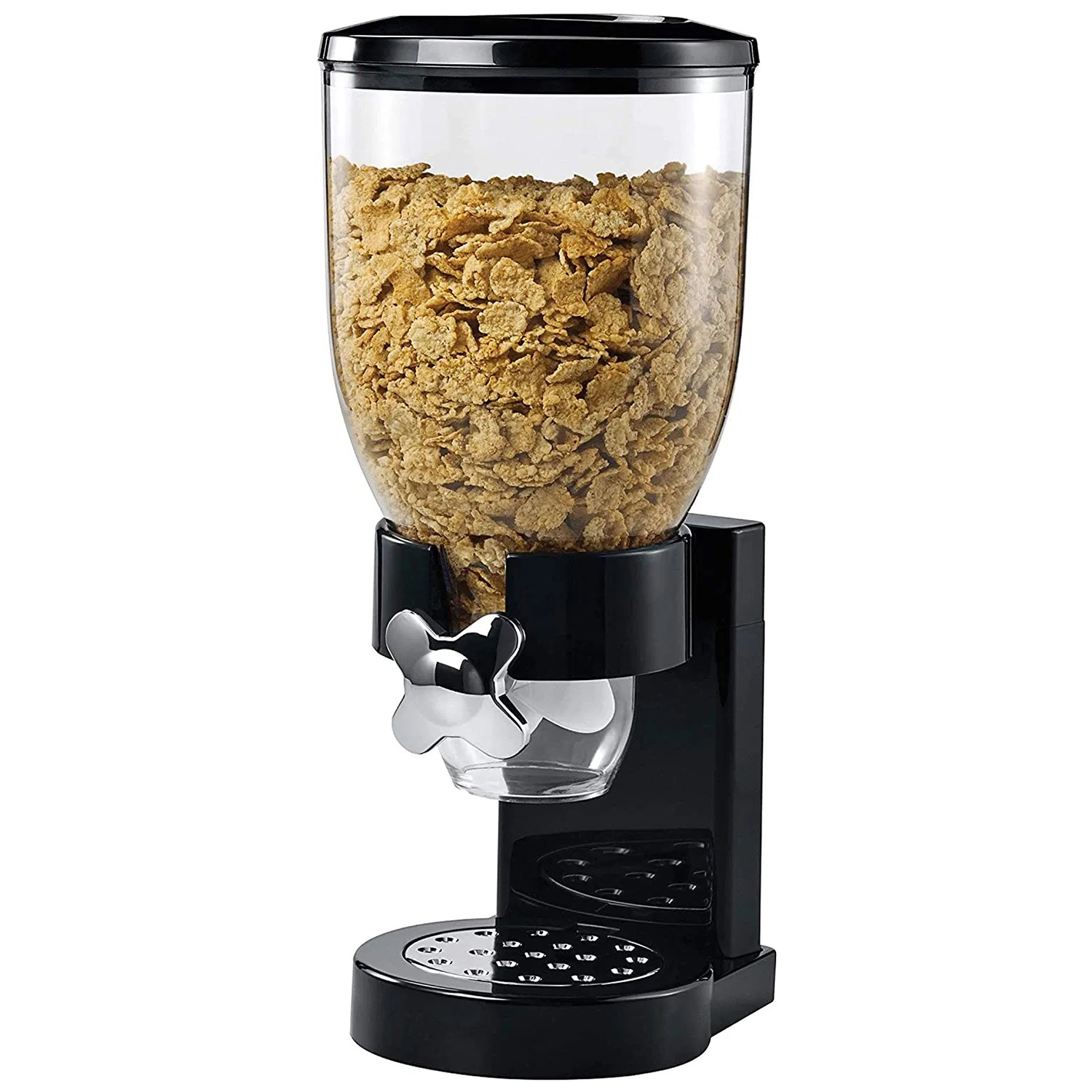 Dispensador Cereal Sencillo Deluxe Aquila color Negro