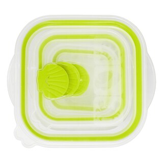 Foto 2 | Juego de Recipientes Cuadrados Aquila Sea Shell color Verde