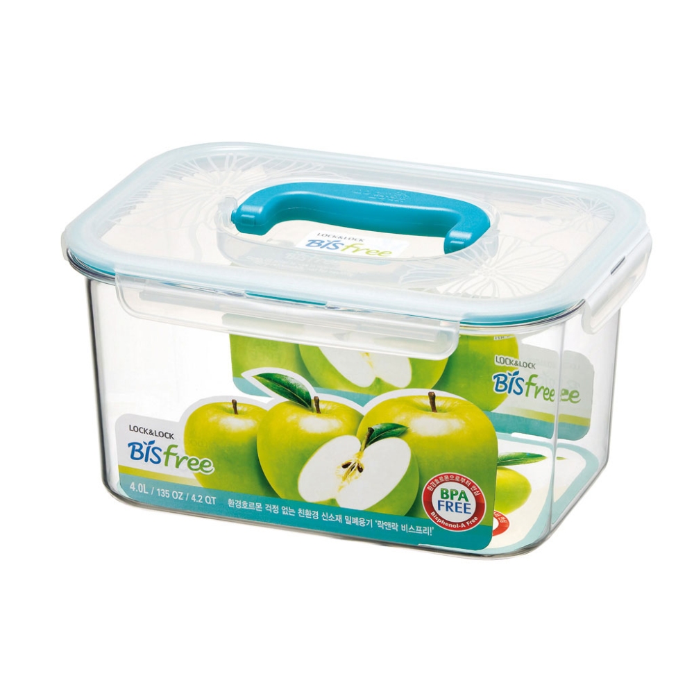 Lunch Set Contenedor Rectangular Lock & Lock LBF571 4.0L