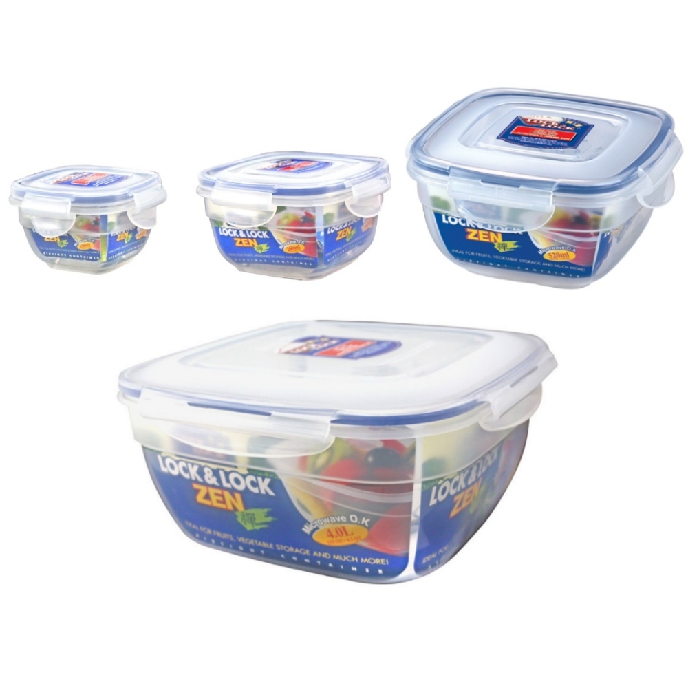 Foto 2 pulgar | Set De Contenedores 100ml, 260ml, 520ml Y  4l Lock & Lock