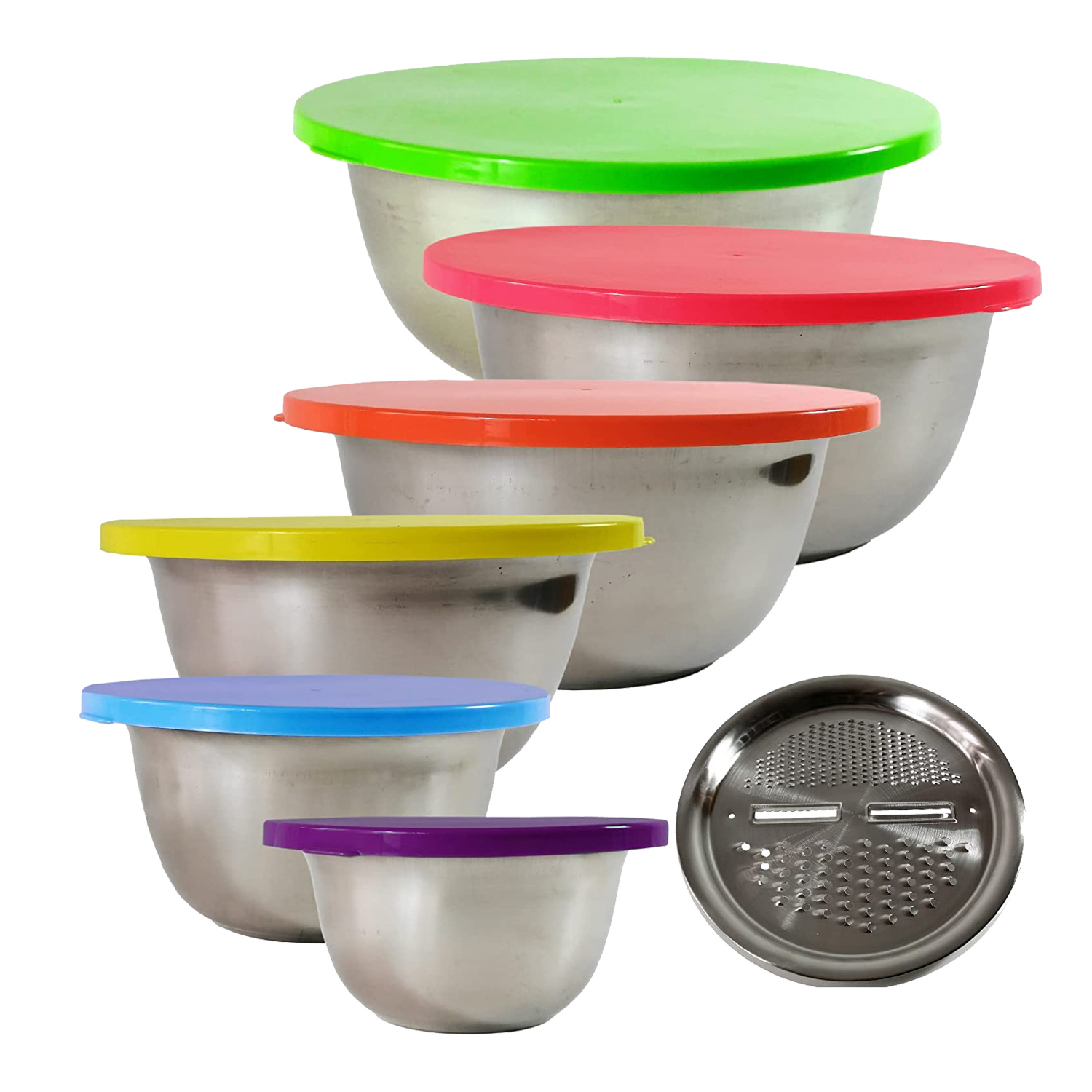Foto 2 pulgar | Juego de Bowls con Tapa y Rallador Rd Royal Cook 6 piezas