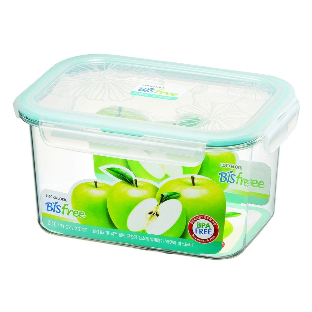Foto 2 pulgar | Lock Lunch Set Contenedor Rectangular Alto Transparente 2.1 L Lock&lock