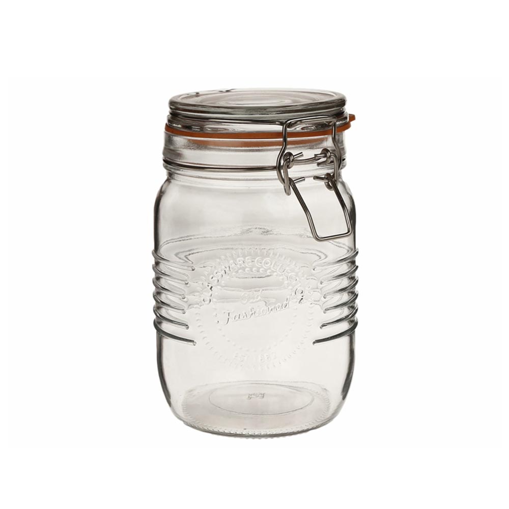 Foto 3 pulgar | Set 3 Frascos Herméticos Mason Jar Reimart Con Clip 1 Litro Nv-1001 Tranparentes