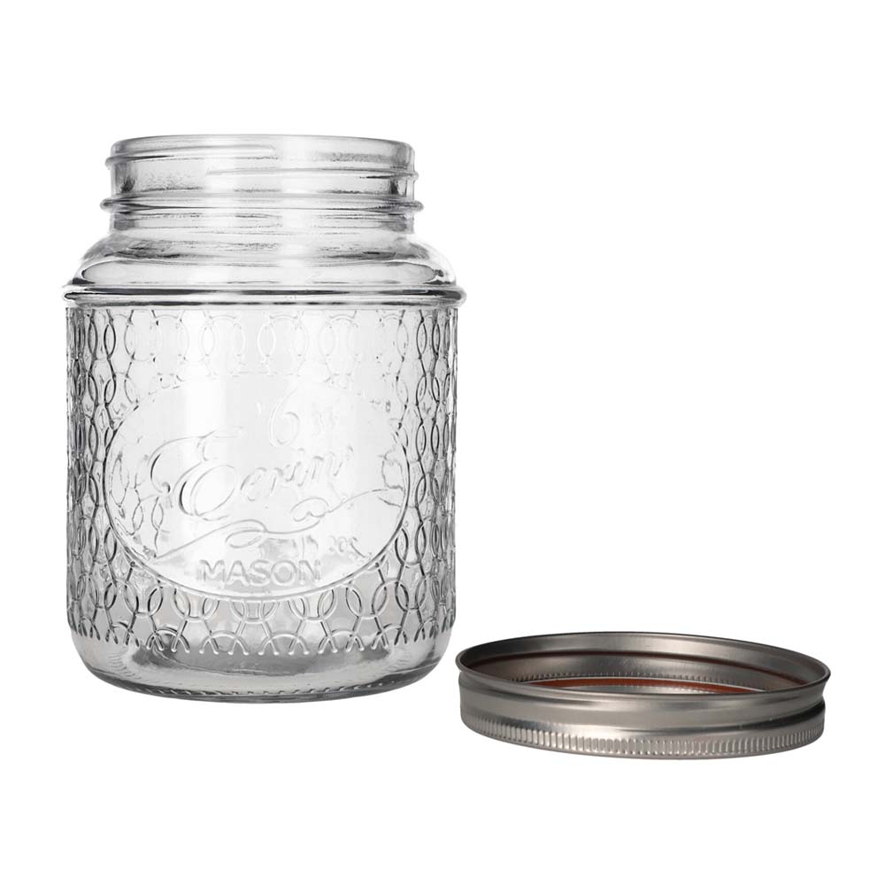 Foto 4 pulgar | Set 2 Frascos Mason Jar Premium Eerin' 1 Litro Nv-1032