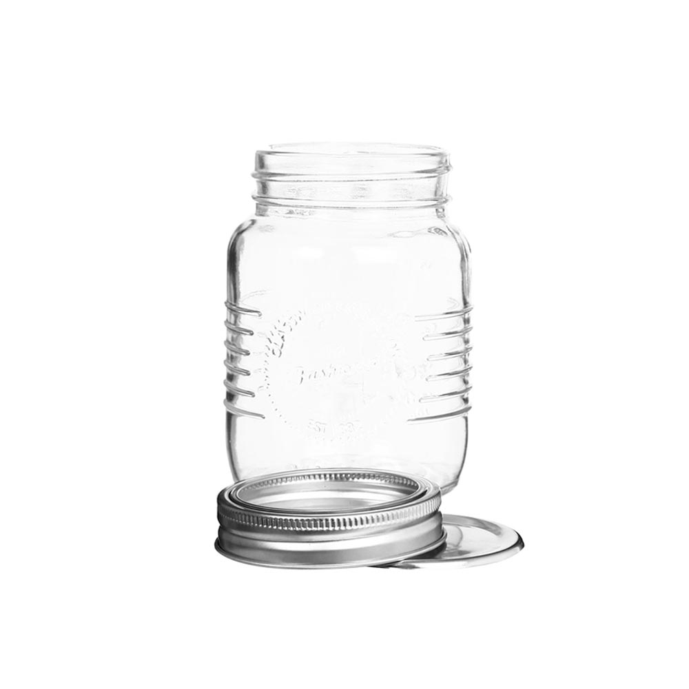 Foto 3 | Set 3 Frascos Tapa Enroscable Mason Jar Medio Litro Nv-1005