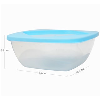 Foto 3 | Juegos 3 Contenedores 250, 375 Y 750 Ml Cuadrados Con Tapa
