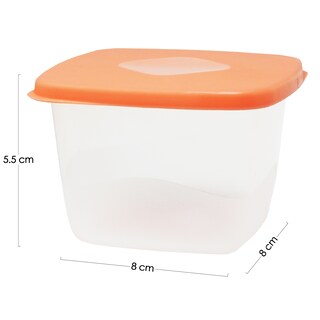 Foto 5 | Juegos 3 Contenedores 250, 375 Y 750 Ml Cuadrados Con Tapa