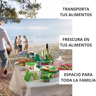 Foto 5 | Recipientes de Alimentos Luxvi Transparentes y Apilables 34 Piezas