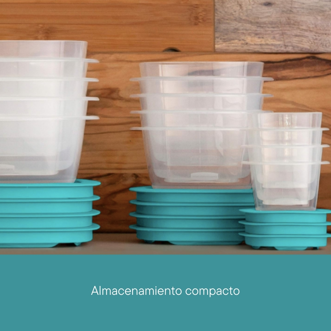 Foto 4 pulgar | Kit De  21 Recipientes Herméticos Con Tapa Rubbermaid