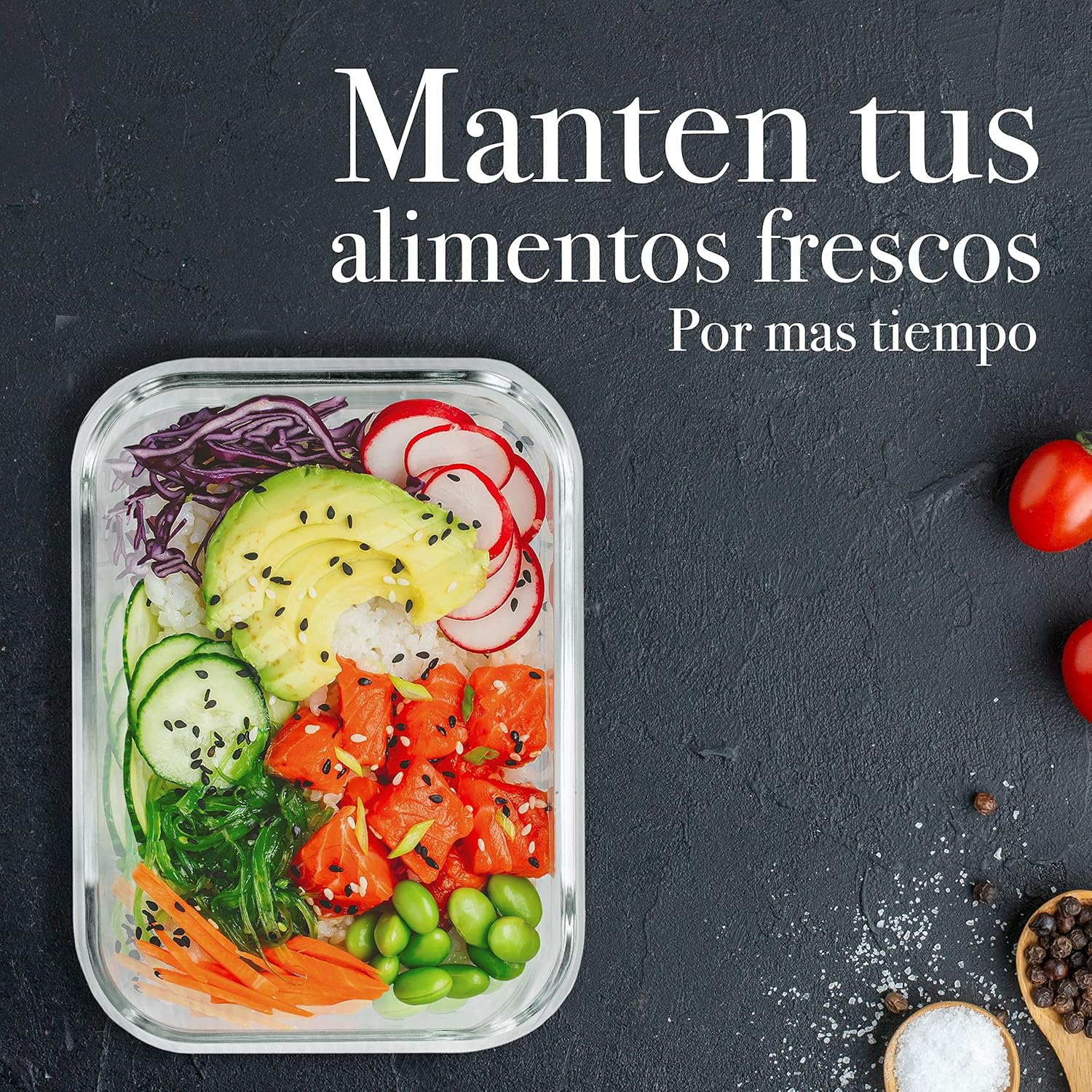 Foto 4 pulgar | Recipientes De Almacenamiento De Alimentos De Vidrio Con Tapas Juego De 24 Piezas Sin Bpa Prueba De Fugas