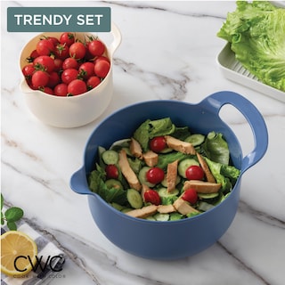 Foto 7 | Juego De Cuencos Para Mezclar Cook With Color, Antideslizantes, 6 Piezas, Azul - Venta Internacional.