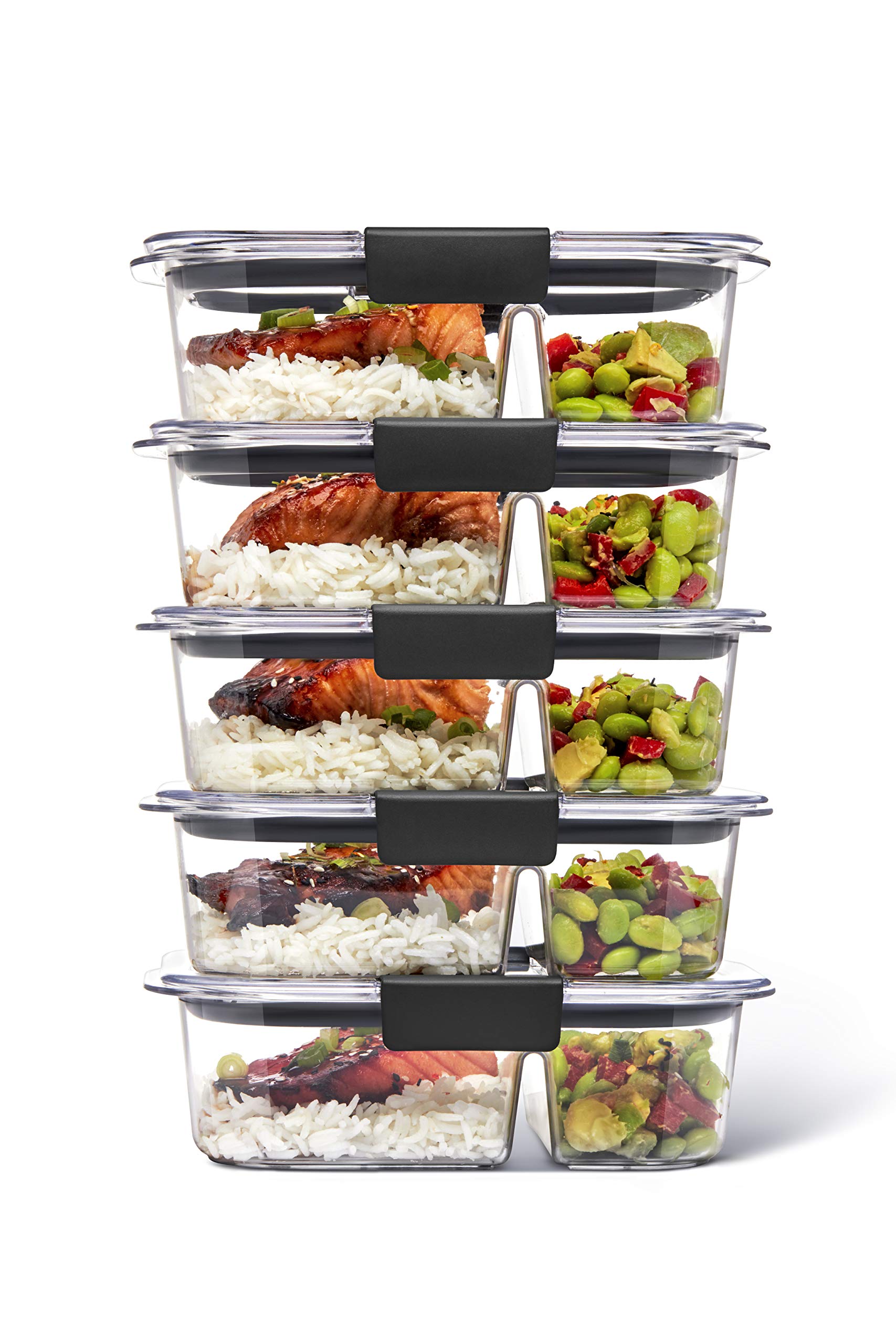 Recipientes Rubbermaid Brilliance Para Almacenar Alimentos S - Venta Internacional.