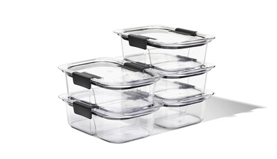 Foto 2 | Recipientes Rubbermaid Brilliance Para Almacenar Alimentos S - Venta Internacional.