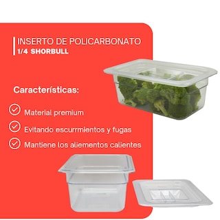 Foto 4 | Inserto Cuarto 1/4 Policarbonato Tapa 6.5 Cm