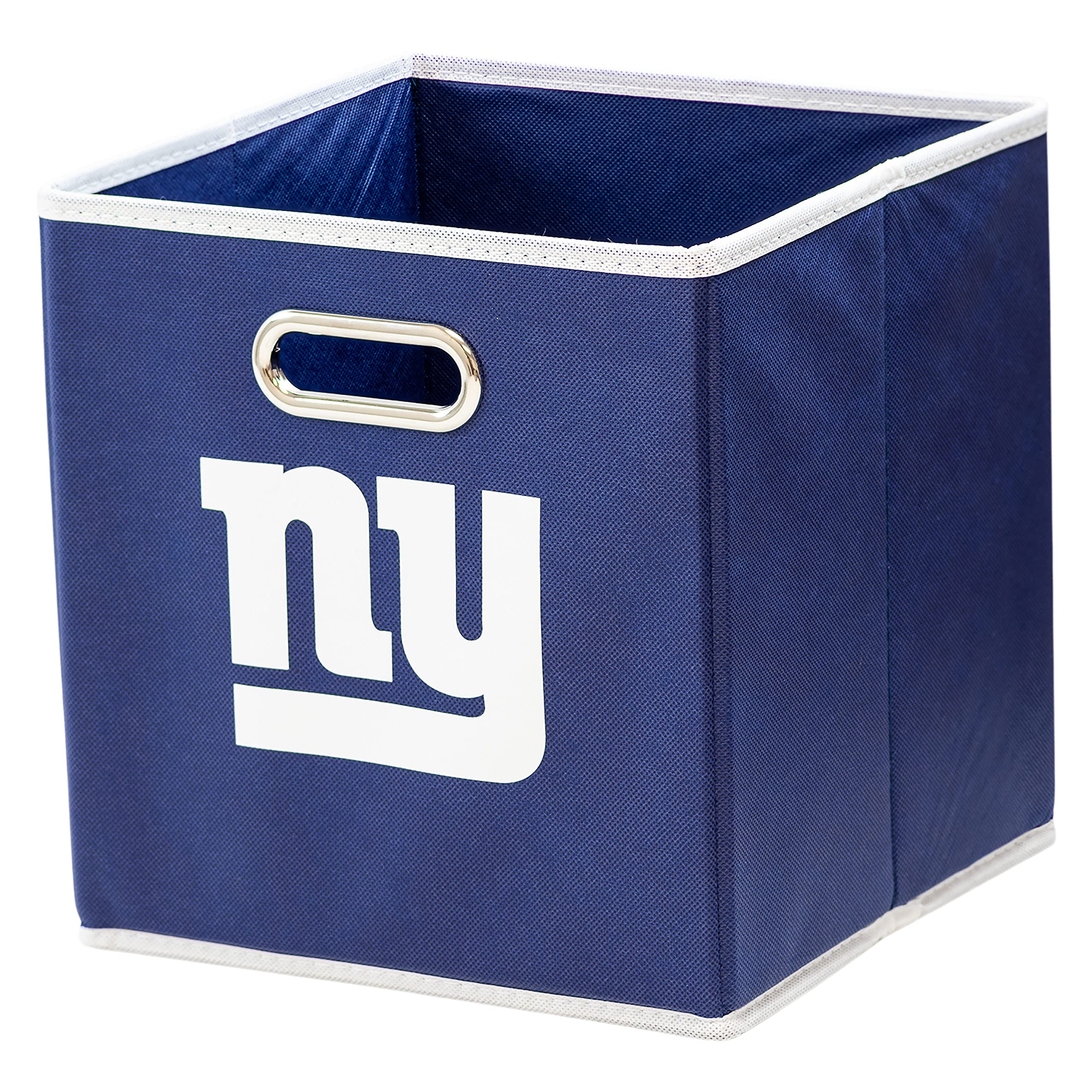 Foto 2 pulgar | Cubo De Almacenamiento Franklin Sports Nfl New York Giants De 11 X 11 Cm - Venta Internacional.