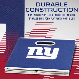 Foto 4 | Cubo De Almacenamiento Franklin Sports Nfl New York Giants De 11 X 11 Cm - Venta Internacional.