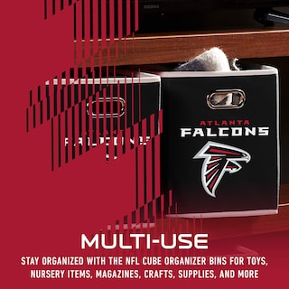 Foto 4 | Cubo De Almacenamiento Plegable Franklin Sports Nfl Atlanta Falcons - Venta Internacional.