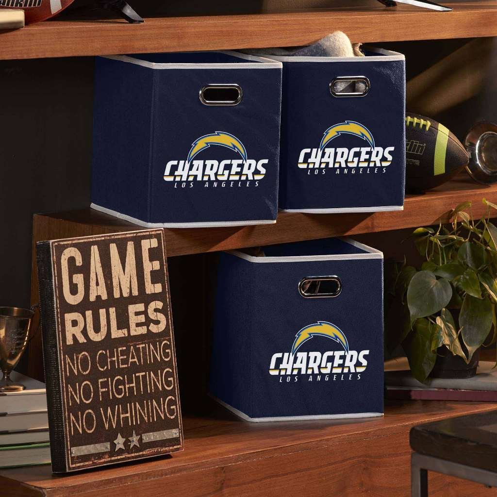 Foto 8 pulgar | Contenedor De Almacenamiento Franklin Sports Nfl Los Angeles Chargers - Venta Internacional.