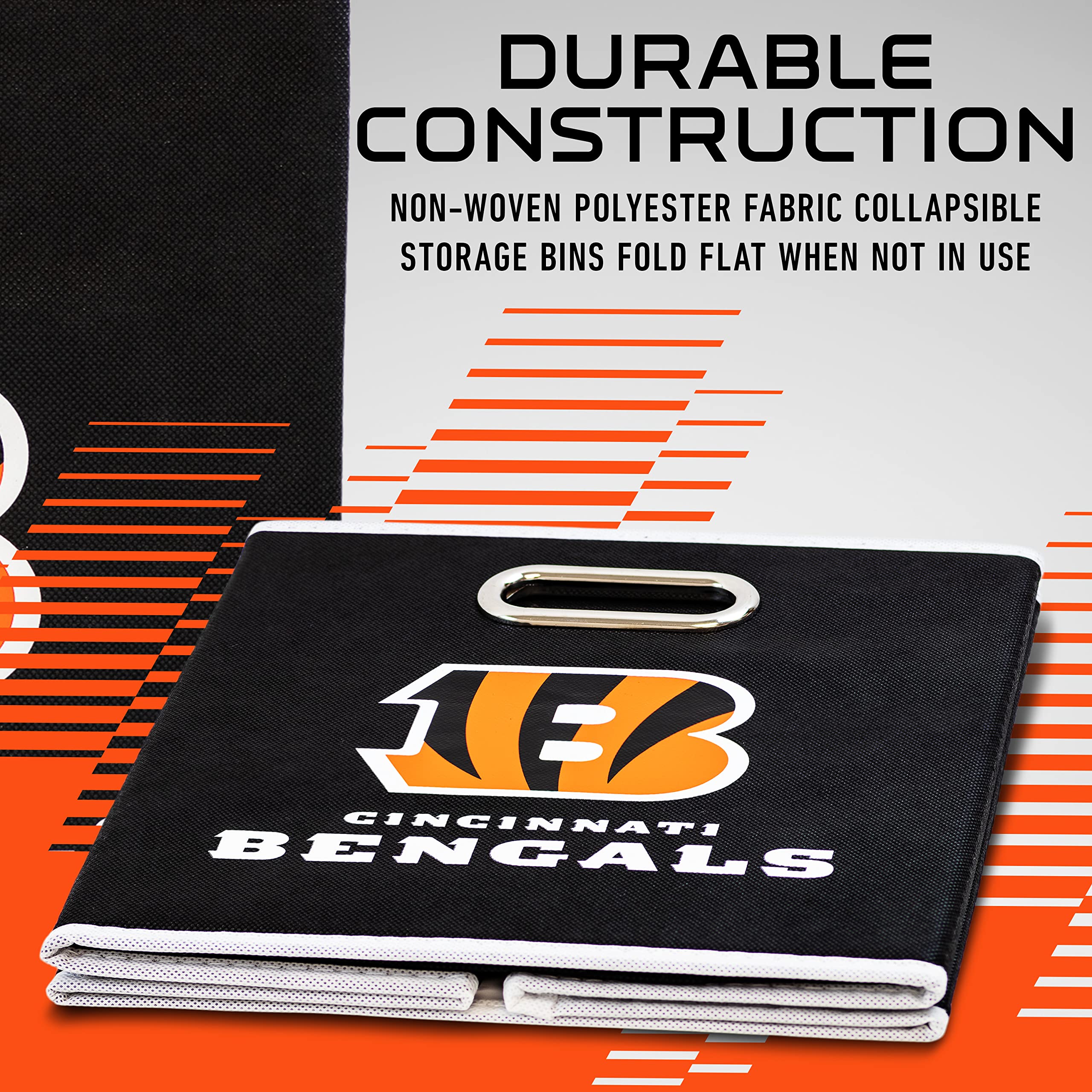 Foto 5 pulgar | Contenedor De Almacenamiento Franklin Sports Nfl Cincinnati Bengals - Venta Internacional.