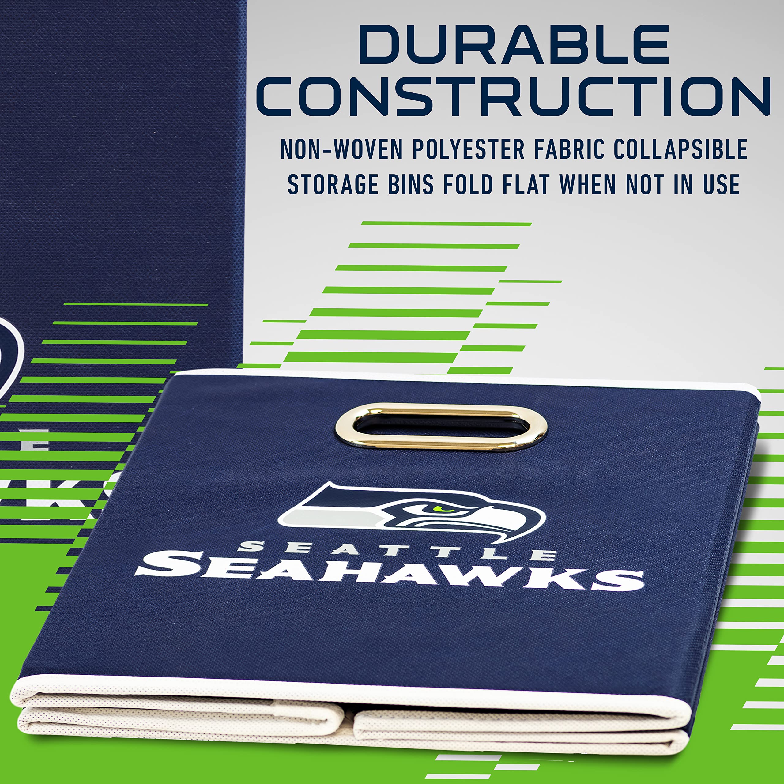 Foto 5 pulgar | Contenedor De Almacenamiento Franklin Sports Nfl Seattle Seahawks - Venta Internacional.