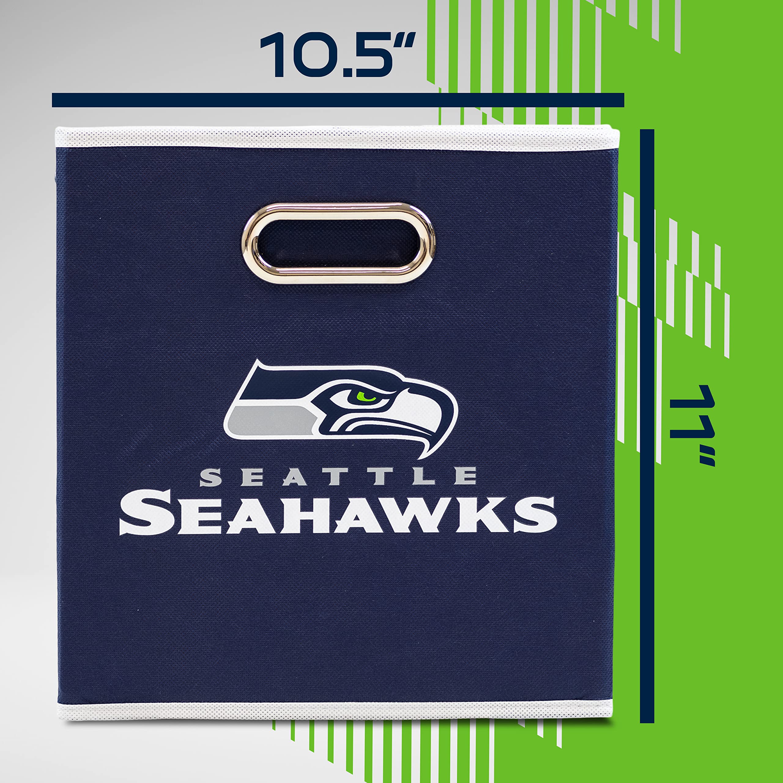 Foto 8 pulgar | Contenedor De Almacenamiento Franklin Sports Nfl Seattle Seahawks - Venta Internacional.